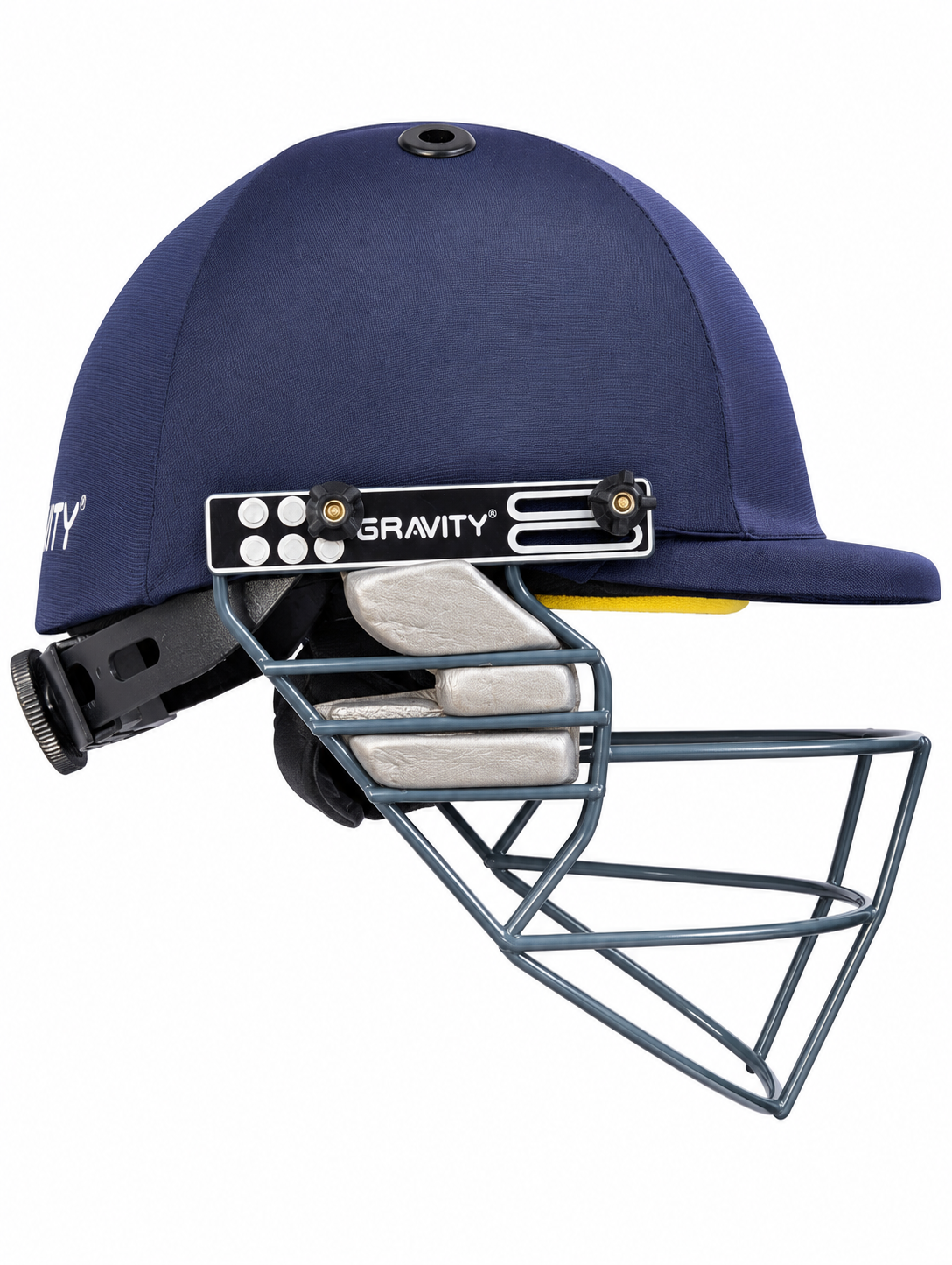Gravity Match 2.0 Cricket Helmet – Steel Grill Navy