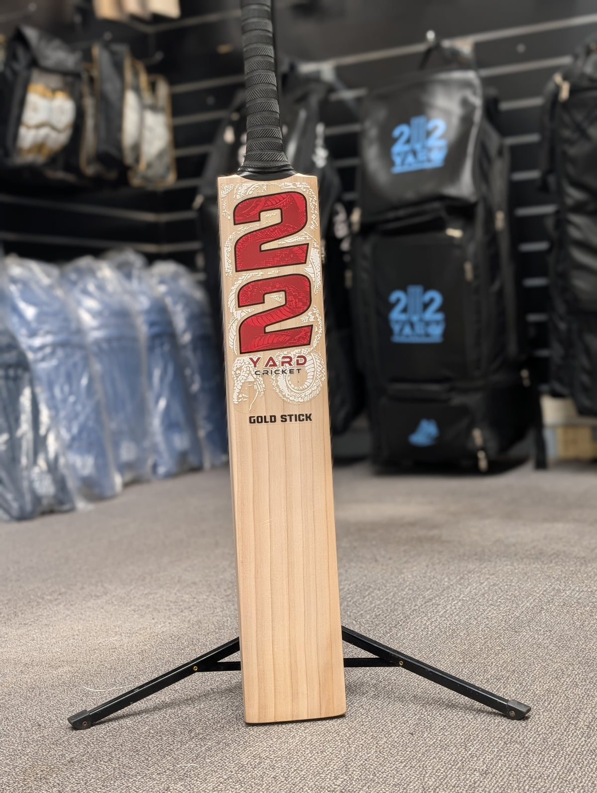 Gold Stick Cricket Bat