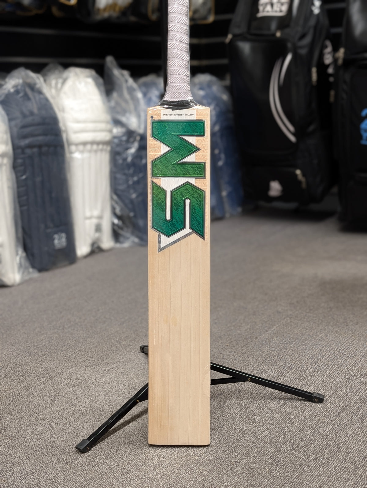 Green English Willow Cricket Bat