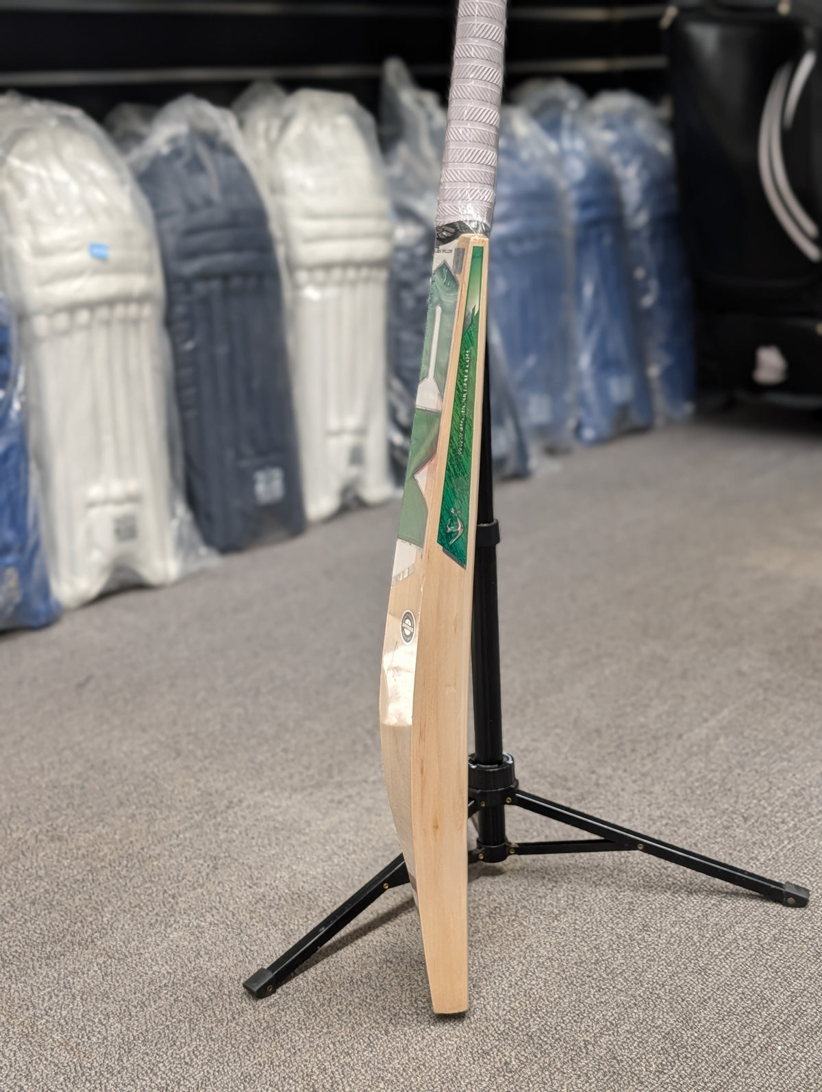 Green English Willow Cricket Bat