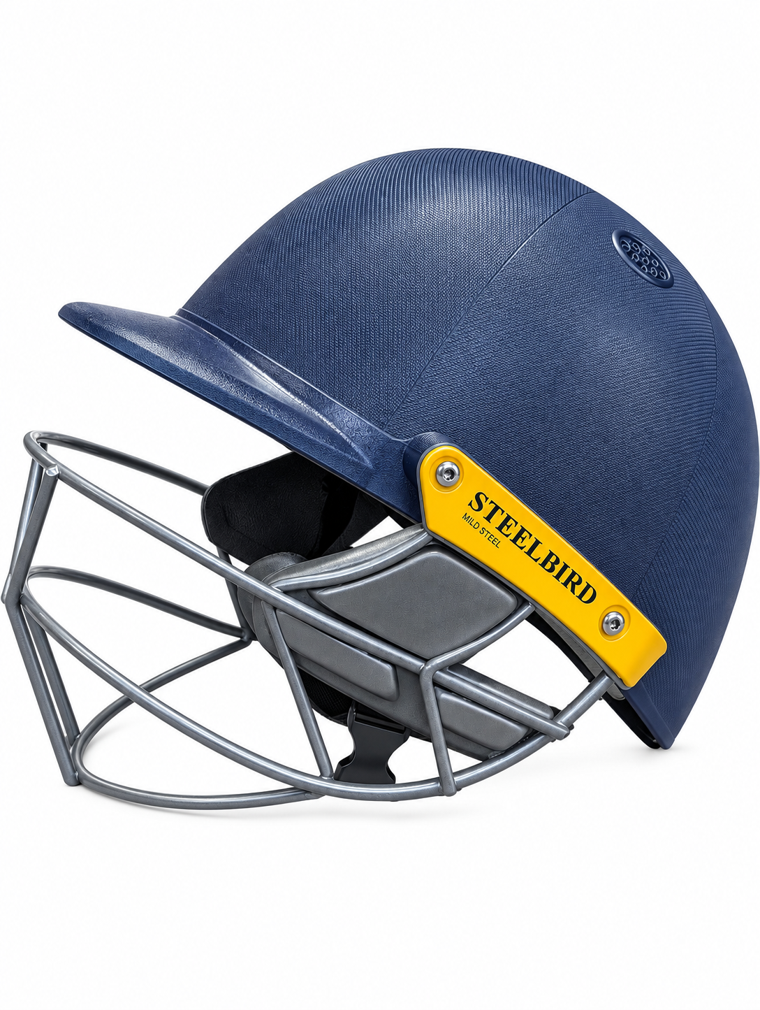 Steelbird Cricket Helmet – Mild Steel Grill Navy